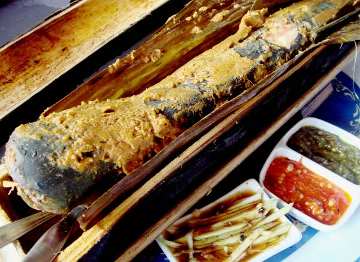 Kuliner Bogor Ikan  Patin Bakar  Bambu  Karimata Resep 