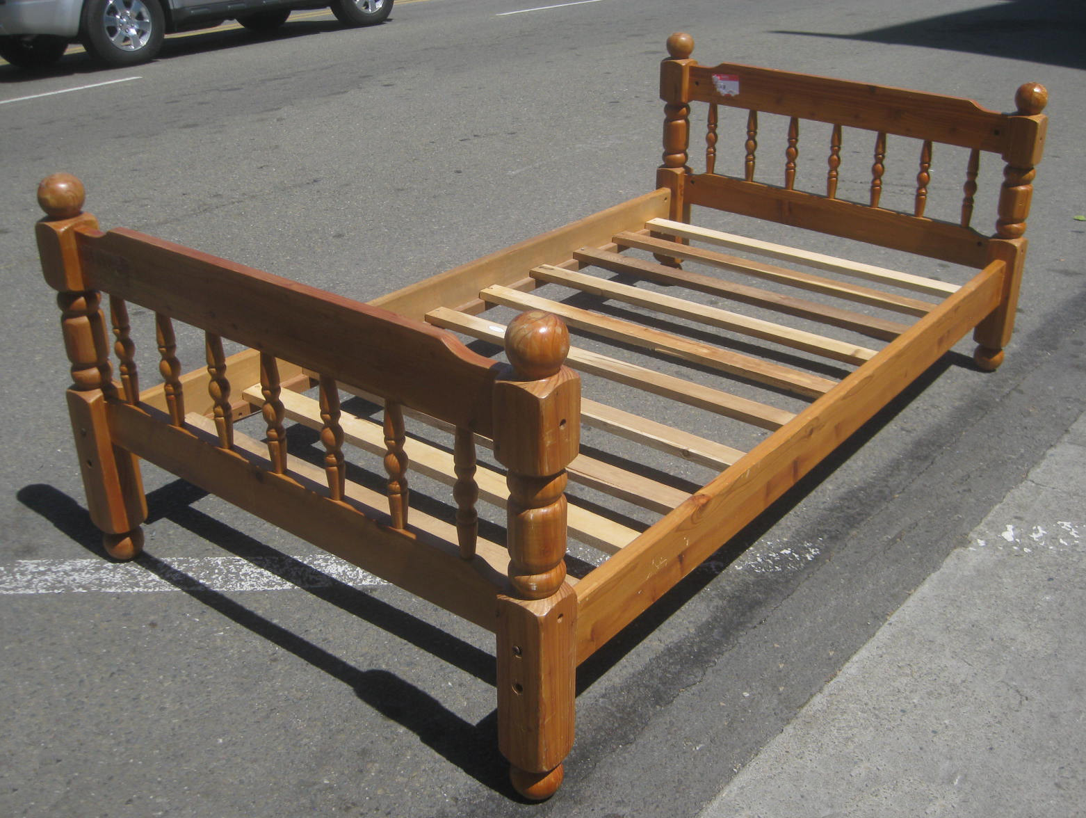 UHURU FURNITURE amp; COLLECTIBLES: SOLD  Twin Bed Frame  $35