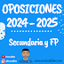 OPOSICIONES  SECUNDARIA 2024-2025