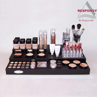 acrylic cosmetic display stand