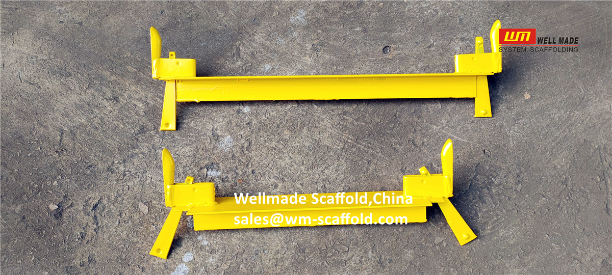 kwikstage scaffolding transom yellow color painted - quick stage scaffold transom and ledger parts
