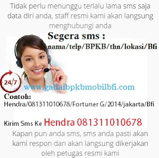 Dana tunai Gadai BPKB Mobil 081311010678