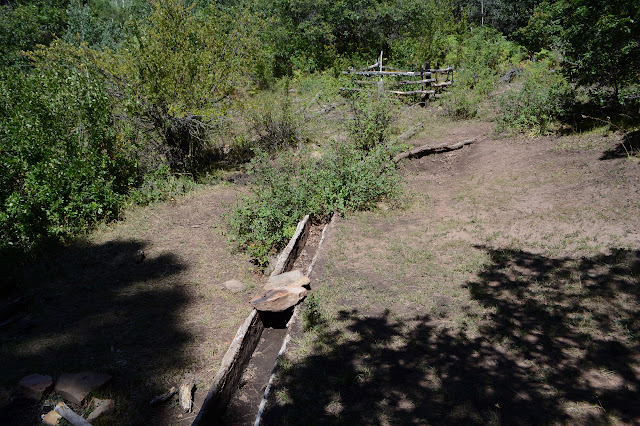 old wooden aqueduct