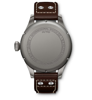 the back of the replica IWC Big Pilot’s Heritage Watch 55 Ref. IW510401 Watch