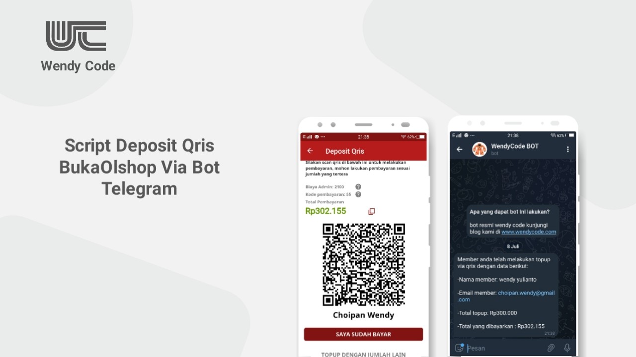 script deposit qris bukaolshop via bot telegram