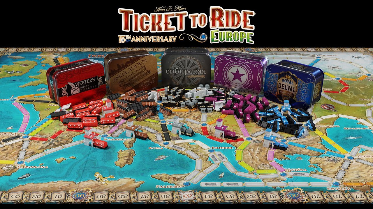 Ticket to Ride Europe: 15th Anniversary is available now!