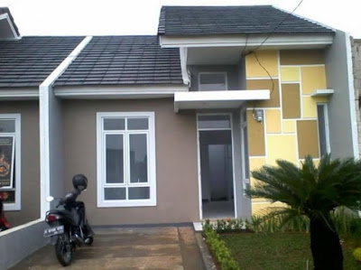 Desain rumah minimalis modern 1 lantai type 45