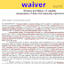 simple waiver sample | word templates