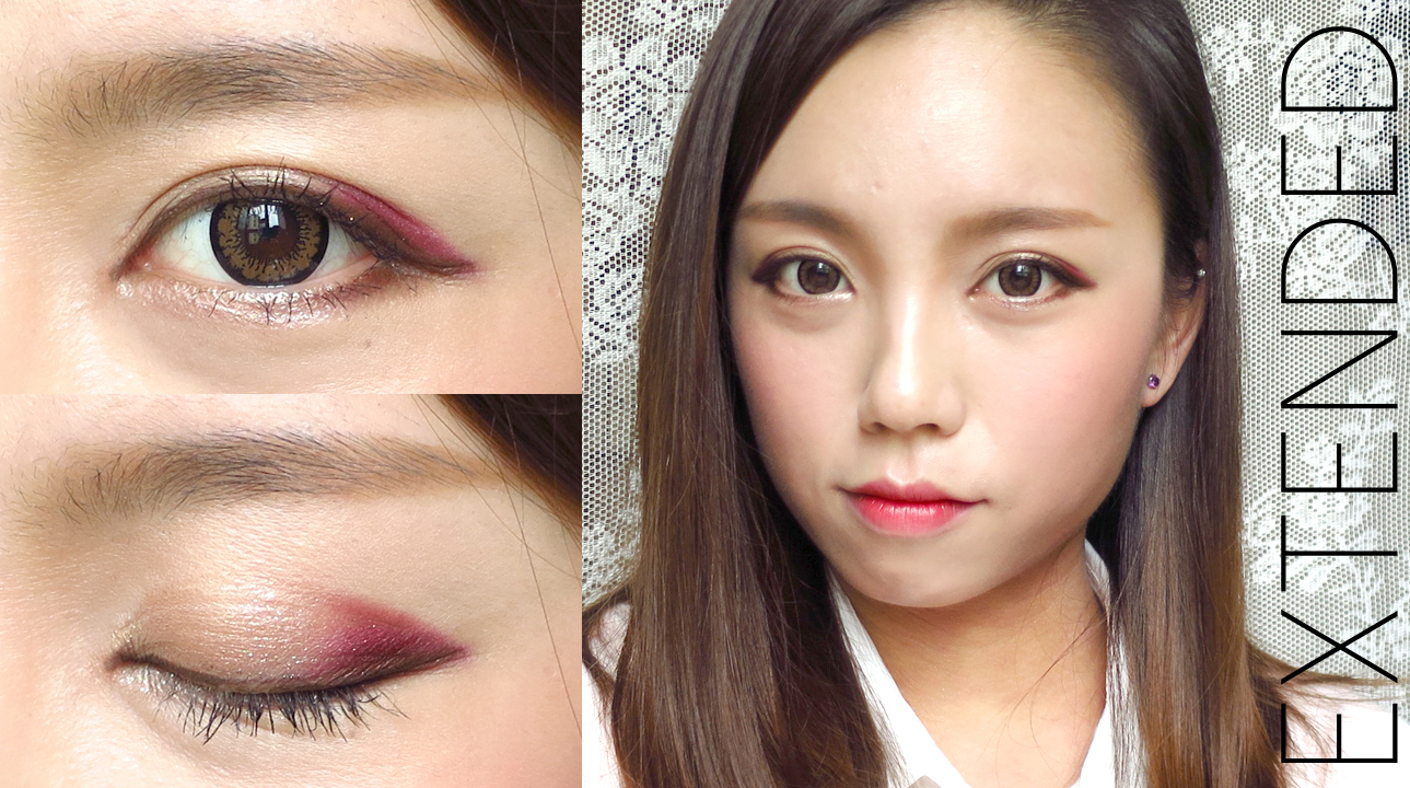 Korean Ulzzang Style Burgundy Makeup For Fall MADOKEKI Makeup