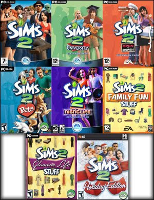 thesims todasexpansoes The Sims 2 + Todas Expansões   Completão