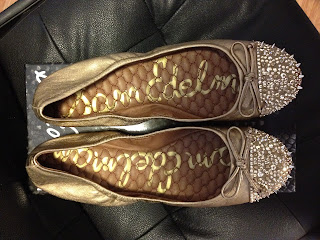 sam edelman gold flats