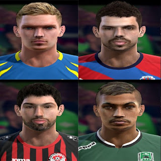 Faces: Roland Gigolaev, Ricardo Laborde, Pavel Mogilevets, Michal Duris, Pes 2013