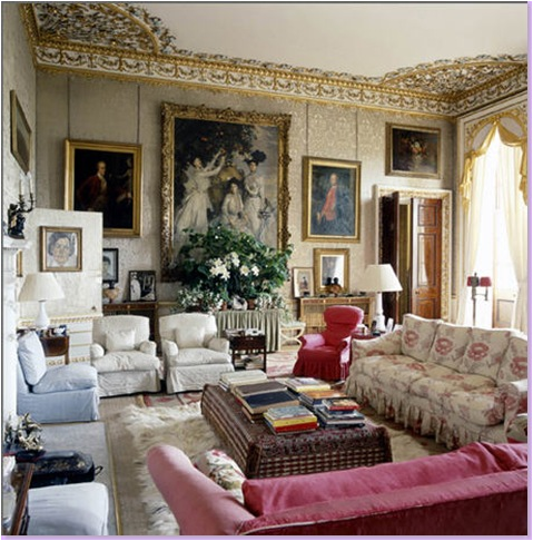 Key Interiors by Shinay English Country  Living  Room  