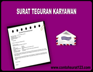 Contoh Surat Teguran - Contoh Surat