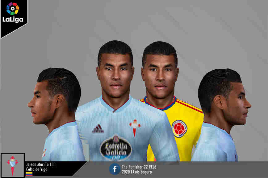 ultigamerz PES 6 Jeison Murillo (Celta de Vigo) Face