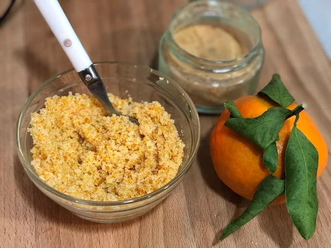 Azúcar de jengibre y mandarina