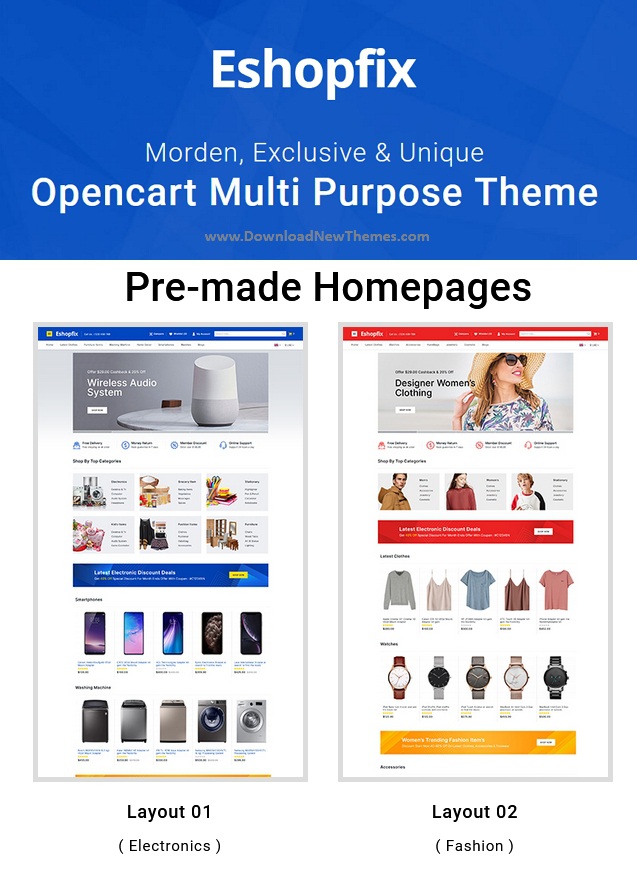 Multipurpose OpenCart Theme