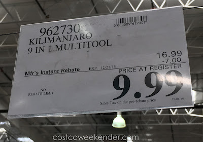 Deal for the Kilimanjaro Magnus Multitool at Costco