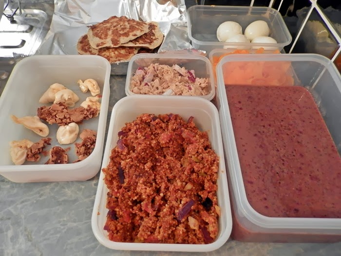 preparing meals for the week