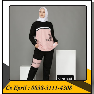 SET SPORTY KANZA+VIRA+NISA - GAYA BAJU MUSLIM TERBARU