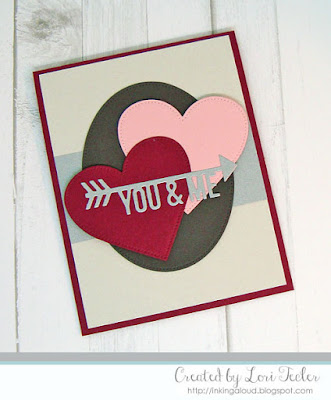 You & Me card-designed by Lori Tecler/Inking Aloud-dies from My Favorite Things