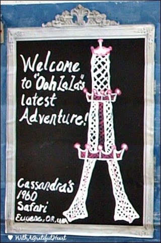 Cassandra's Trailer Sign