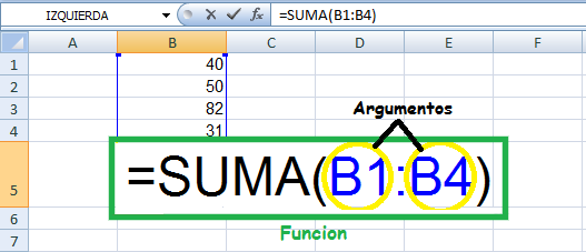 FORMULAS Y FUNCIONES EN EXCEL