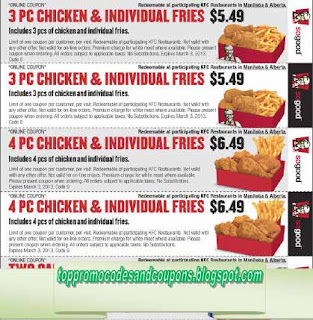 Free Printable Kfc Coupons