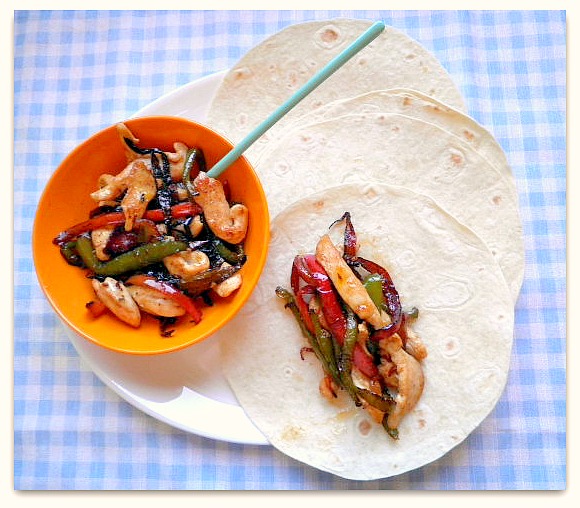 fajitas de pollo marnielatragona.blogspot.com.es