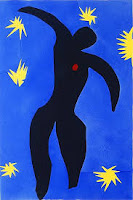 The poem uses the paining of Icarus by Henry Matisse as a metaphor for human aspiration. A poem by Chris Zachariou
