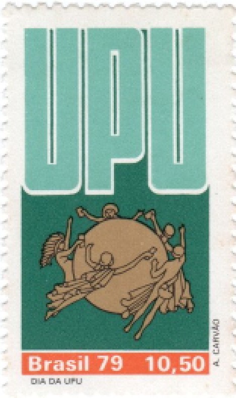 Dia da UPU, selo na cor verde