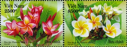 bộ tem bưu chính hoa đại