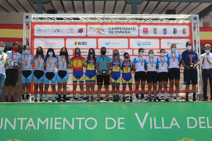 La Selección de Galicia cerró con dos bronces femeninos, en el BTT, los Campeonatos de España Escolares