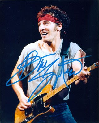 Bruce Springsteen Autographed pic