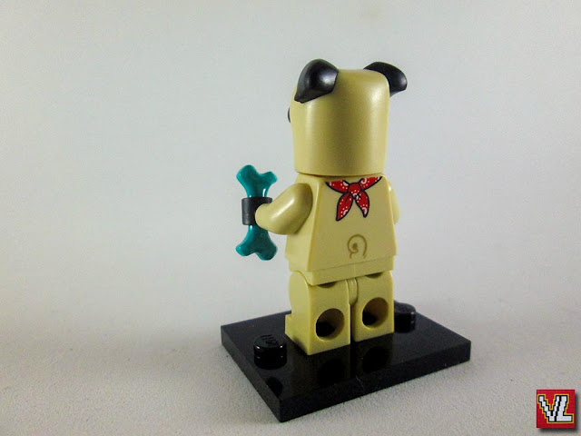 Set LEGO 71029 Minifiguras Serie 21 #05 Pug Costume Guy (Rapaz fantasiado de Pug)