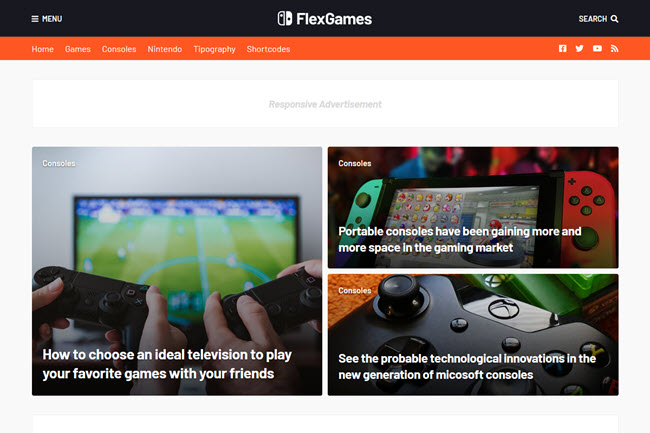 FlexNews - Responsive Blog & Magazine Blogger Template