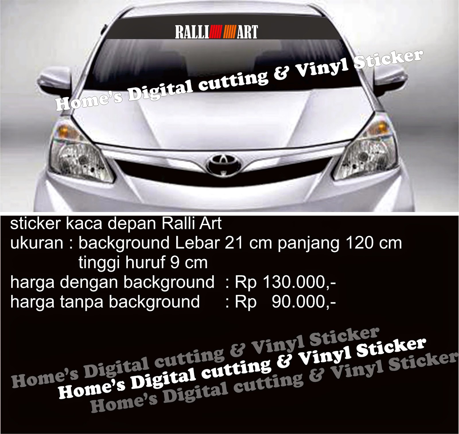 Home s Digital Cutting and Vinyl Sticker Sticker Kaca  Mobil