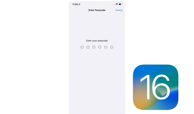 تحديث iOS 16 بيتا