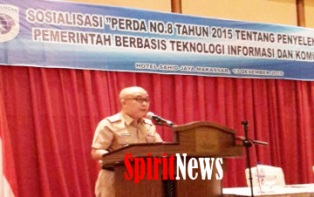 Plt.Kadiskominfo Buka Sosialisasi Perda No. 8 Thn 2015 