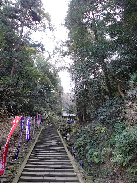 島根県安来市清水町　安来清水寺の参道