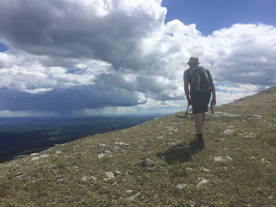 Hiking moose mountain