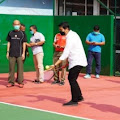 Walikota Pematangsiantar Sambut HUT Tentara Nasional Indonesia (TNI) ke-76, Buka Turnamen Tenis di KOREM 022/ Pantai Timur