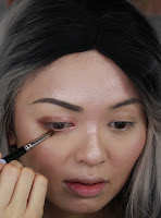 Blend it softly to lower outer lashline too