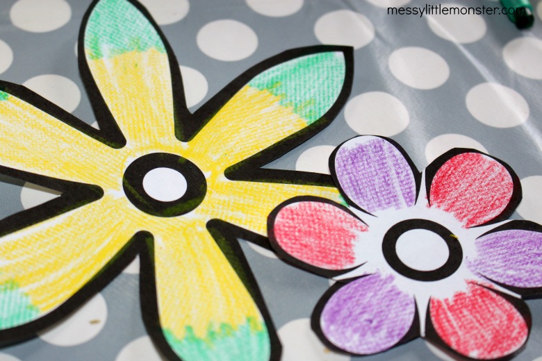 magic paper flower template