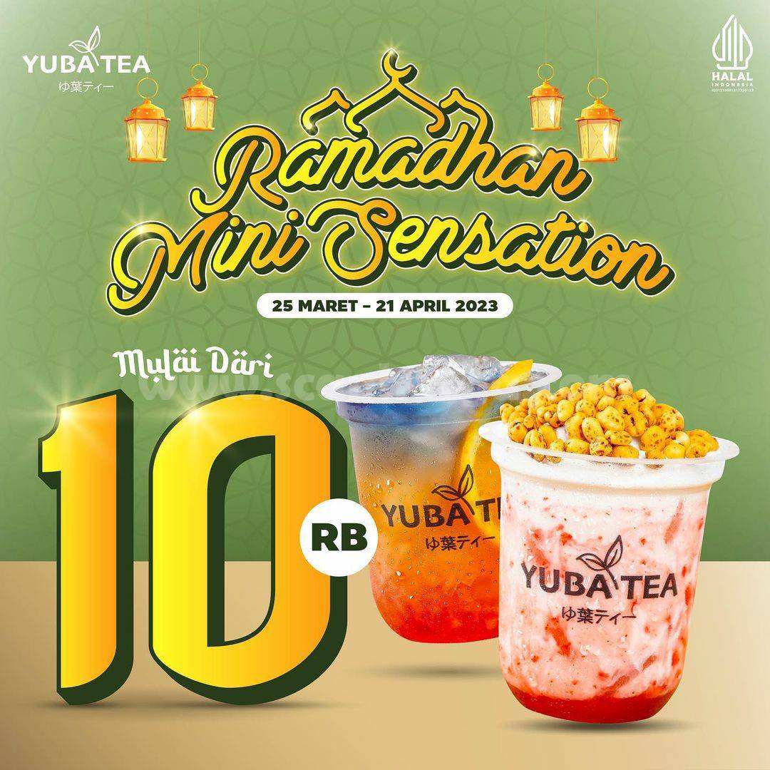 Promo YUBA TEA RAMADHAN MINI SENSANTION – mulai dari Rp. 10RB*