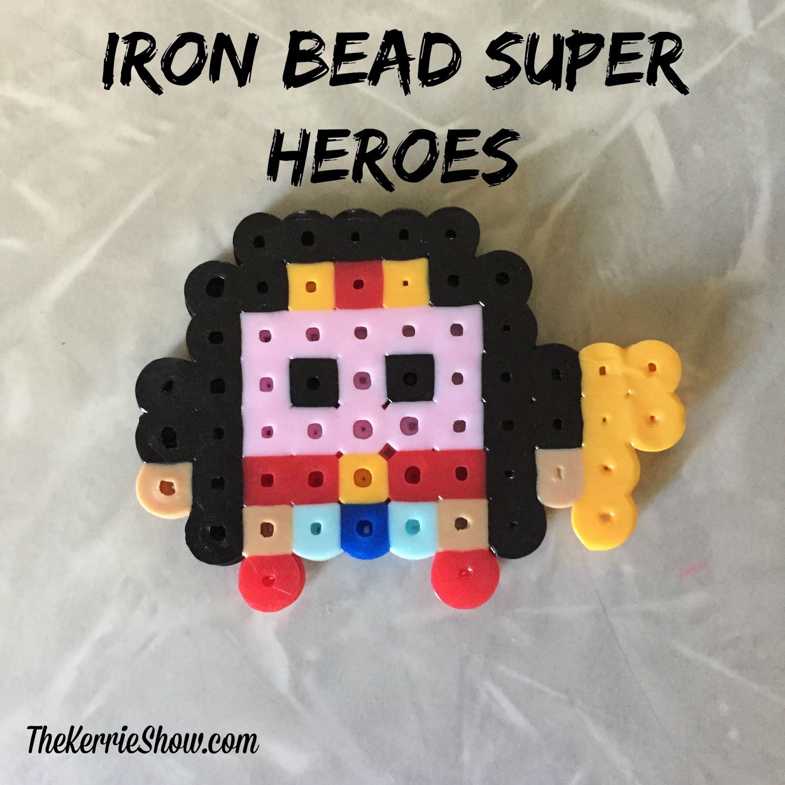 The Kerrie Show: Perler (Iron) Bead Heroes #SummerKidFun