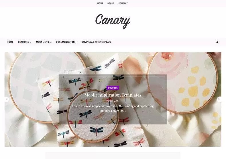 Canary Blogger Template | Free Blogger Templates 2021