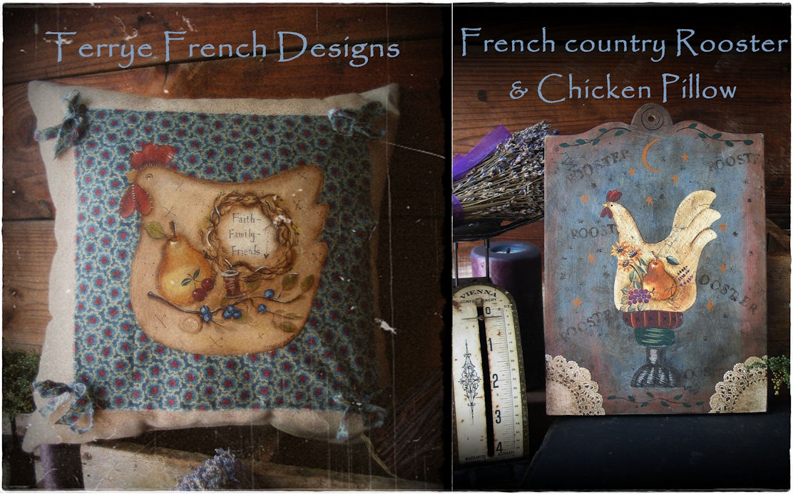 French Country Chicken Paintings