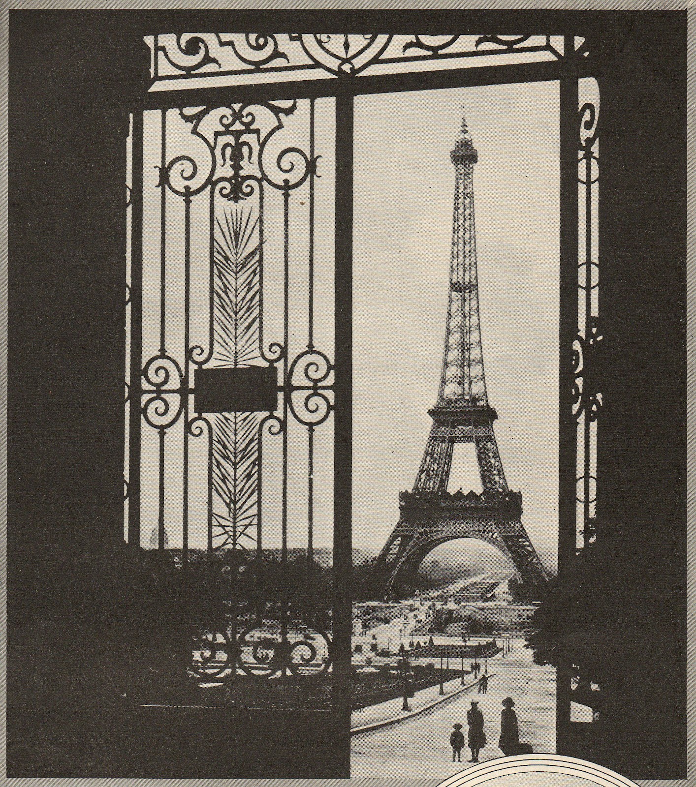 Leaping Frog Designs: Hello Paris Vintage Eiffel Tower Image