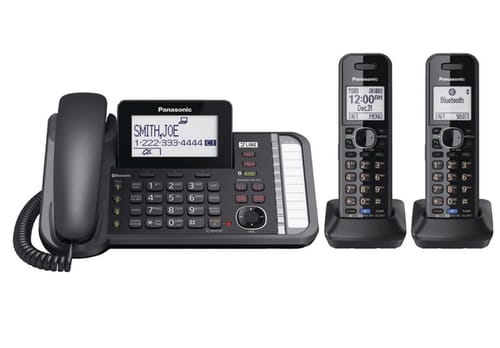 Panasonic KX-TG9582B 2-Line Corded/Cordless Phone System